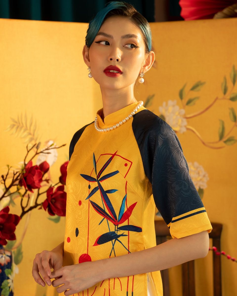 Quần Dài Taffta Trắng Xuân Như Ý