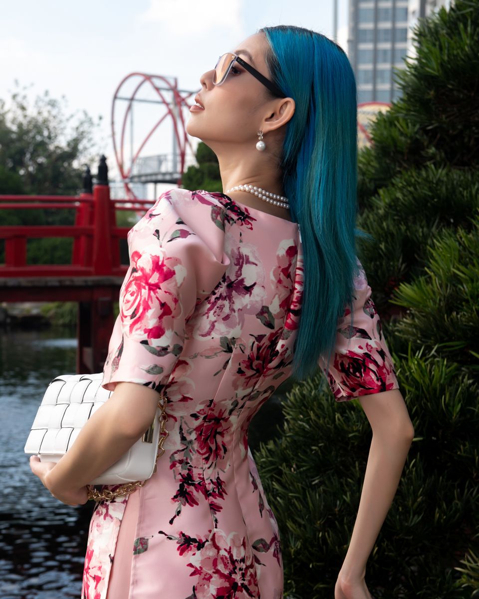 Quần Dài Taffta Hồng Phấn City Girls