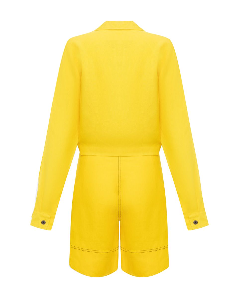 Áo Kiểu Linen Vàng Summer Get Away