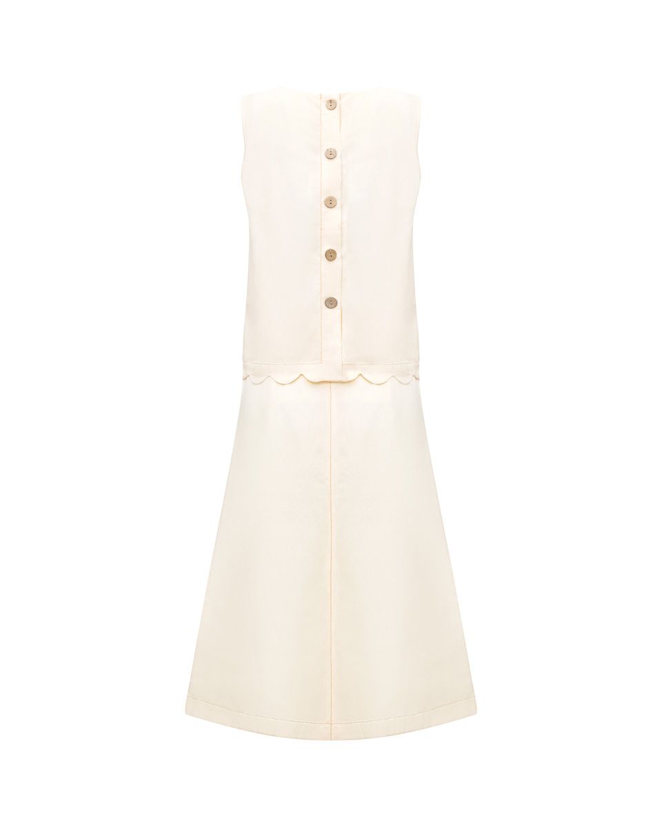 Áo Kiểu Linen Vàng