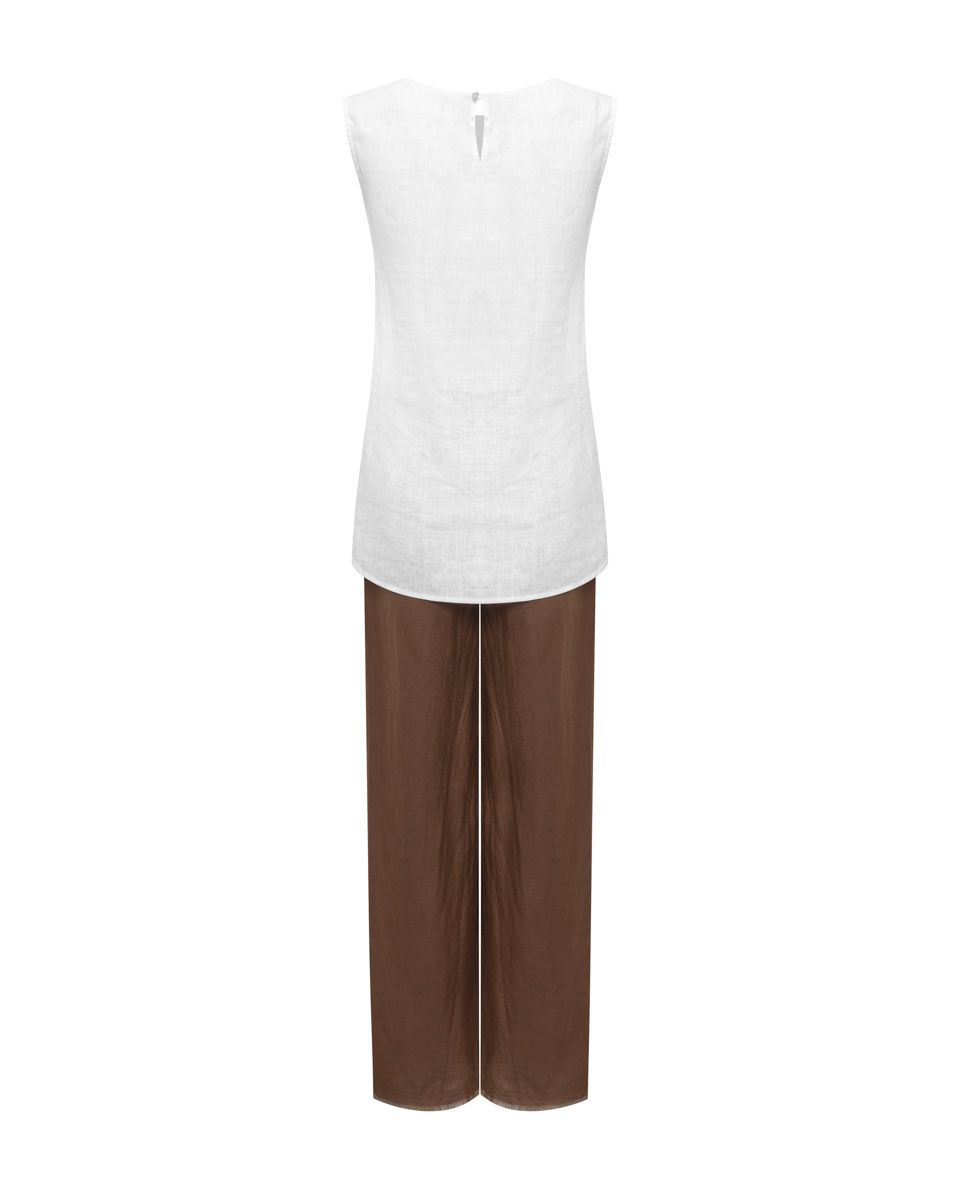 Quần Nữ Linen Nâu