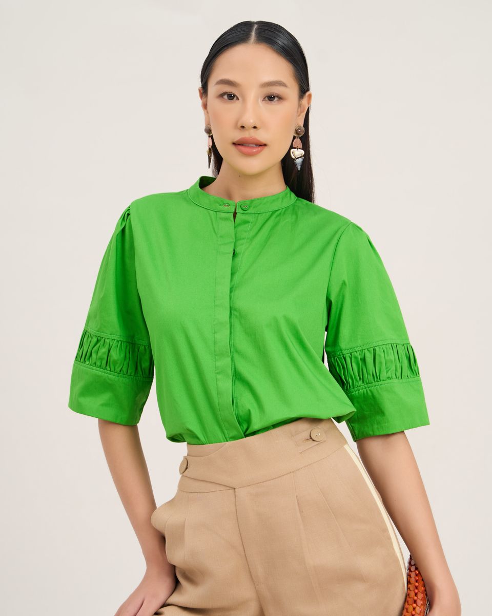 Quần Dài Linen Nữ Nâu Sắc Màu Tự Do