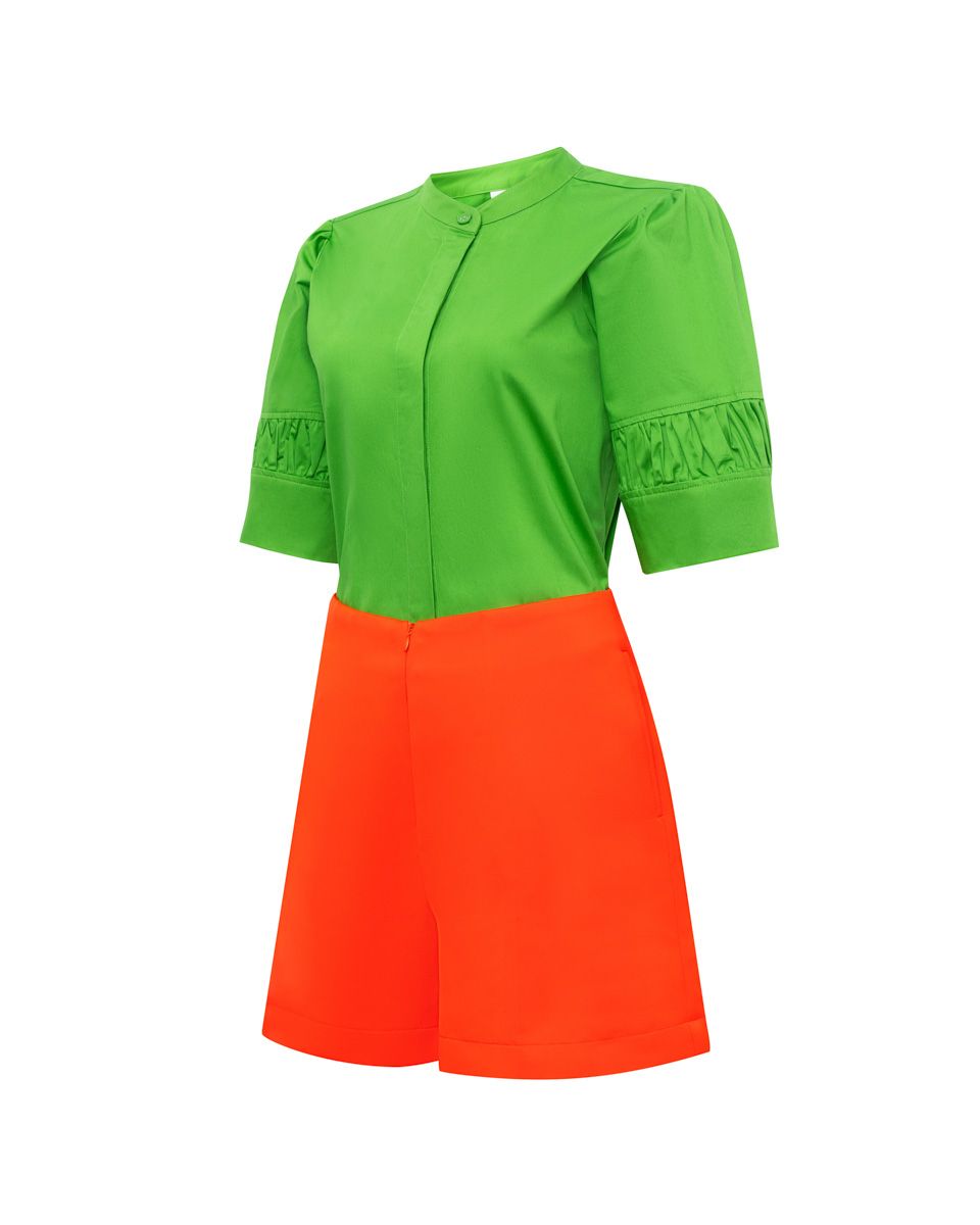 Áo Kiểu Kate Nữ Xanh Lá The  Art Of Styling