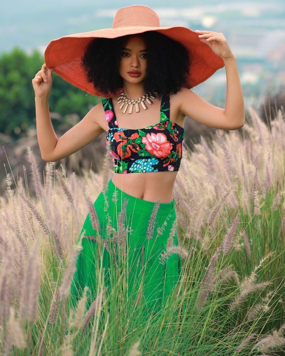 Áo Kiểu Gấm Nhiều Màu Into The Wood