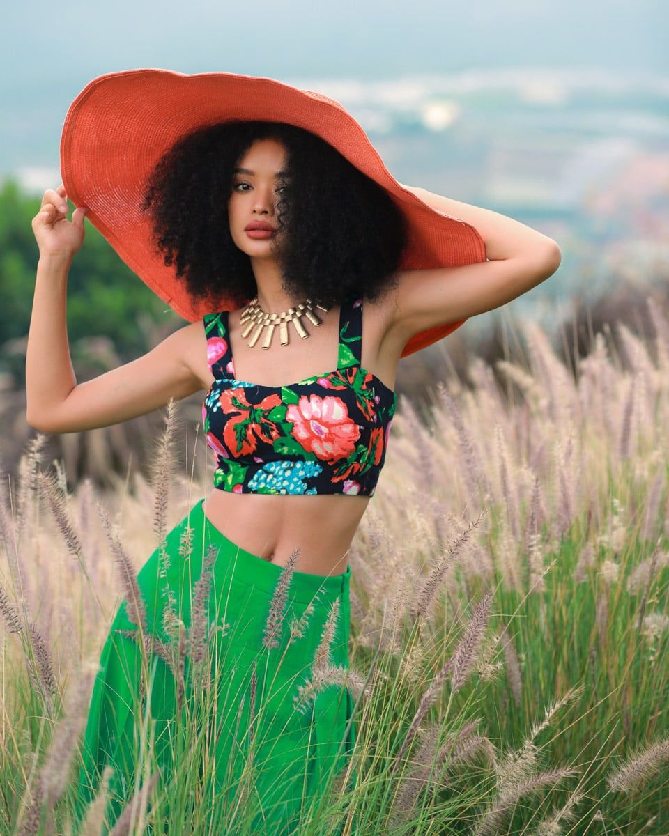 Chân Váy Linen Xanh Lá Into The Wood