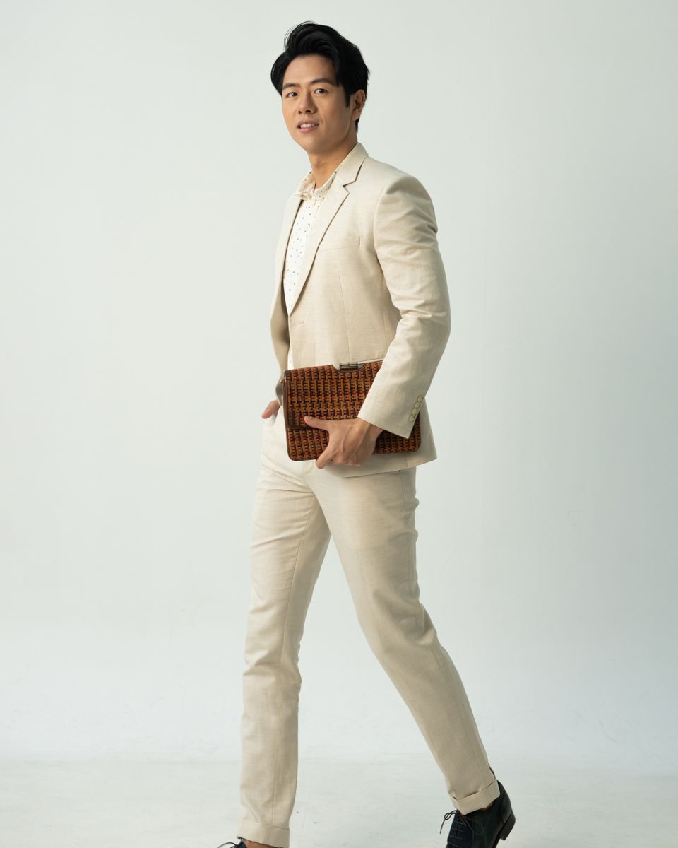 Áo Vest Nam Linen  Kem New Spirit