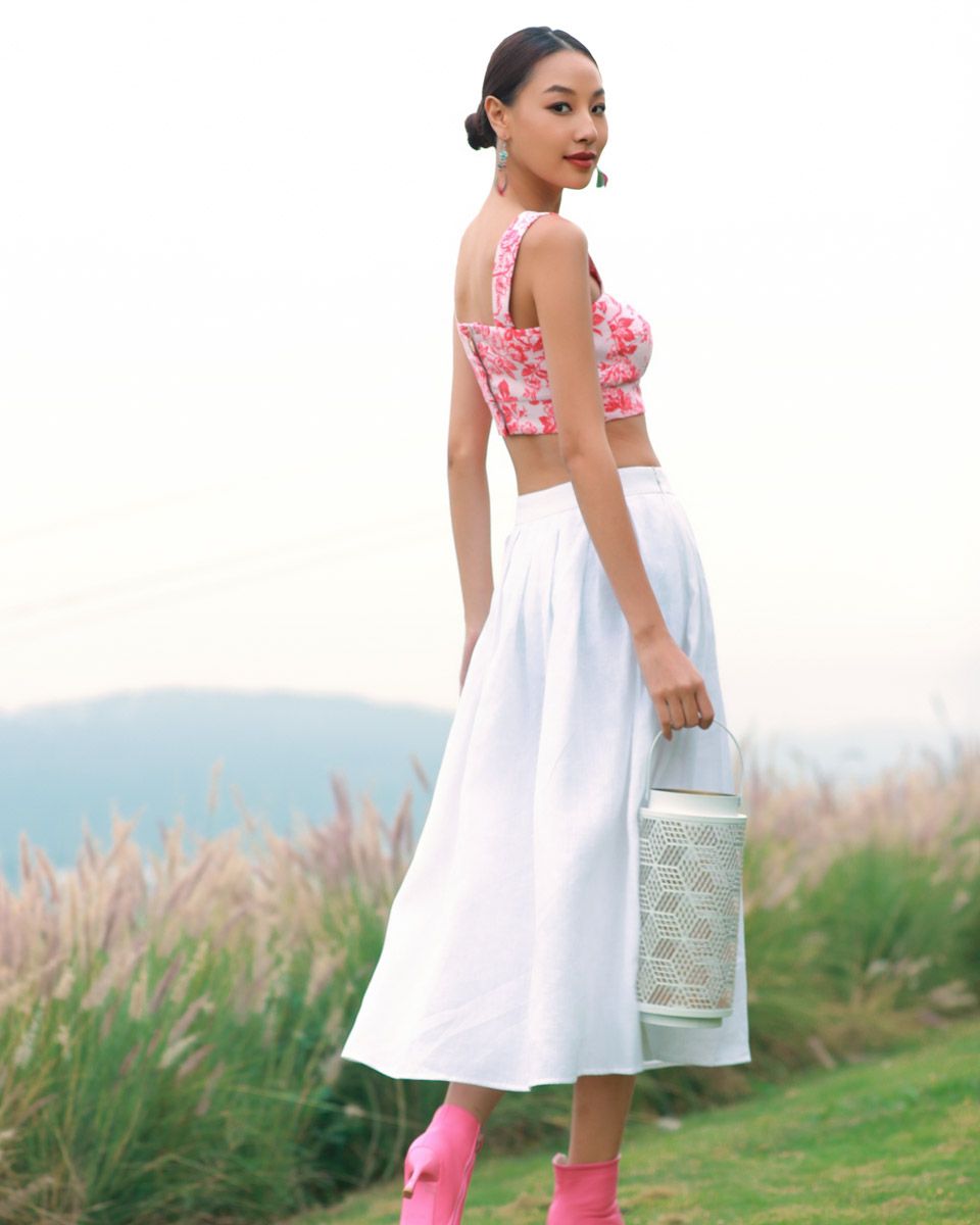 Chân Váy Linen Trắng Into The Wood