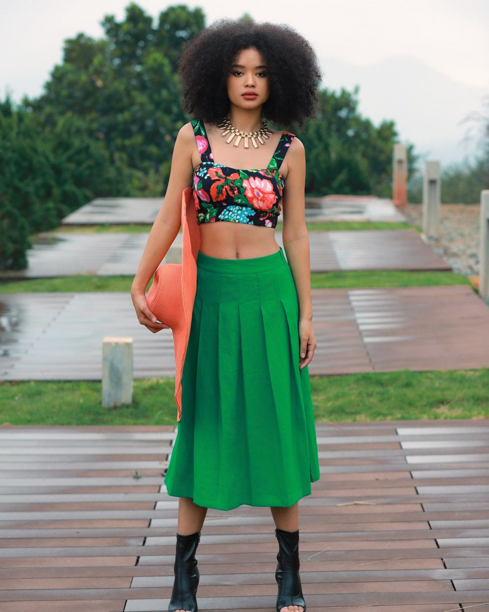 Áo Kiểu Gấm Nhiều Màu Into The Wood