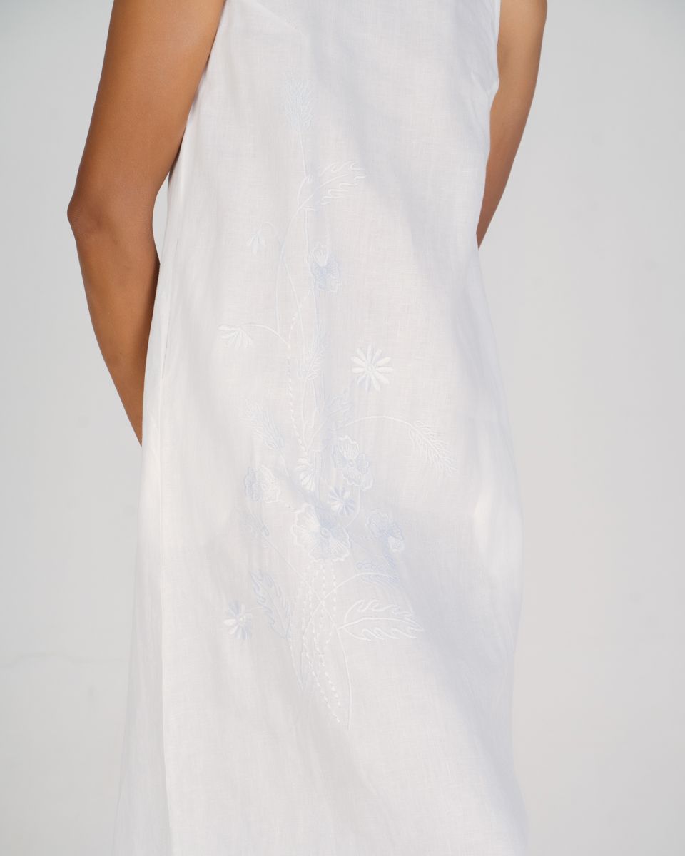 Đầm Linen Trắng New Linen New Horizon