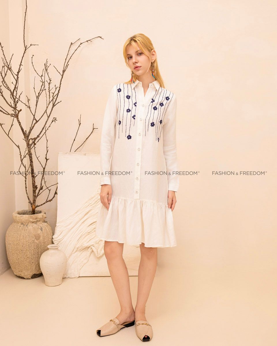 Đầm Linen Trắng