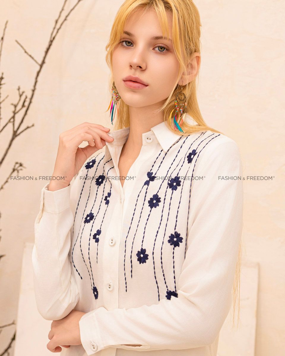 Đầm Linen Trắng