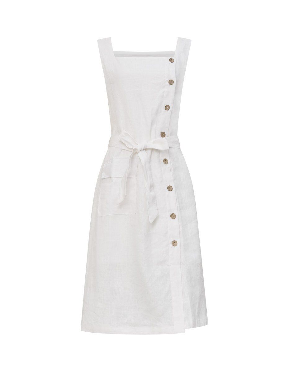 Đầm Linen Trắng