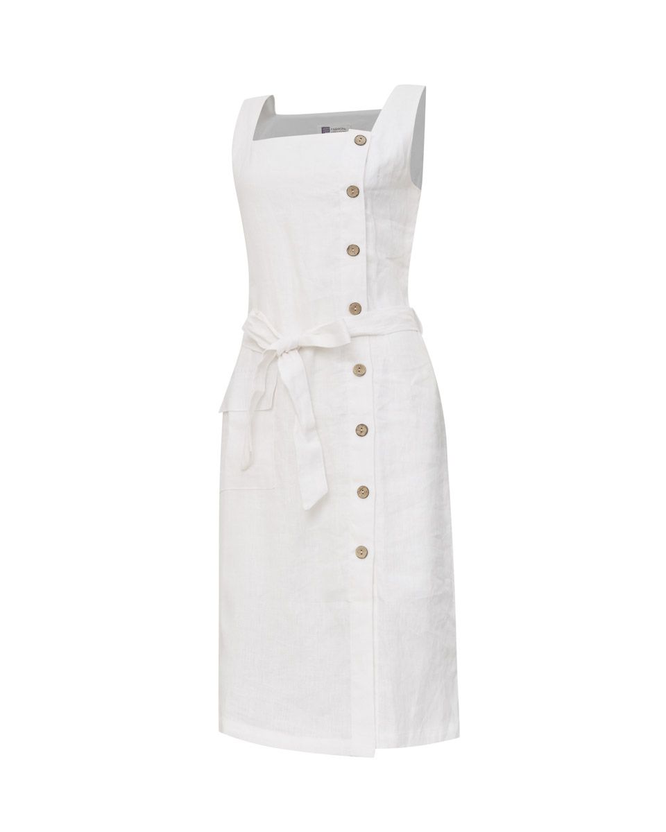 Đầm Linen Trắng