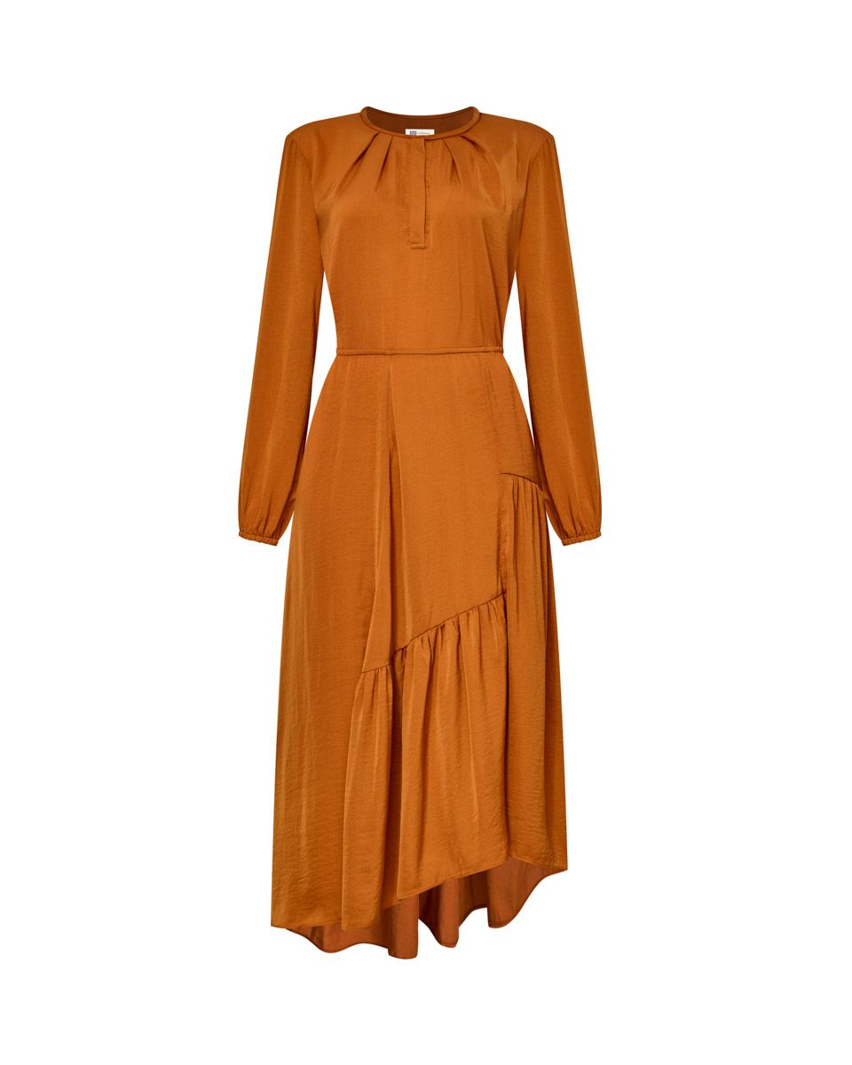 Đầm Lụa Cam Ngói