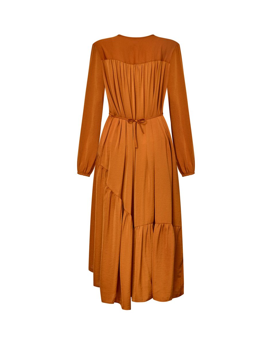 Đầm Lụa Cam Ngói