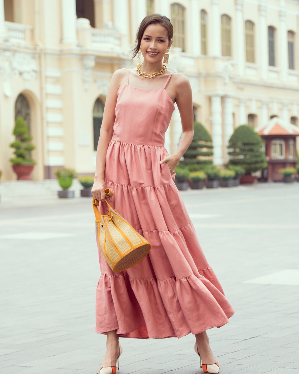 Đầm Linen Ruốc City Girls