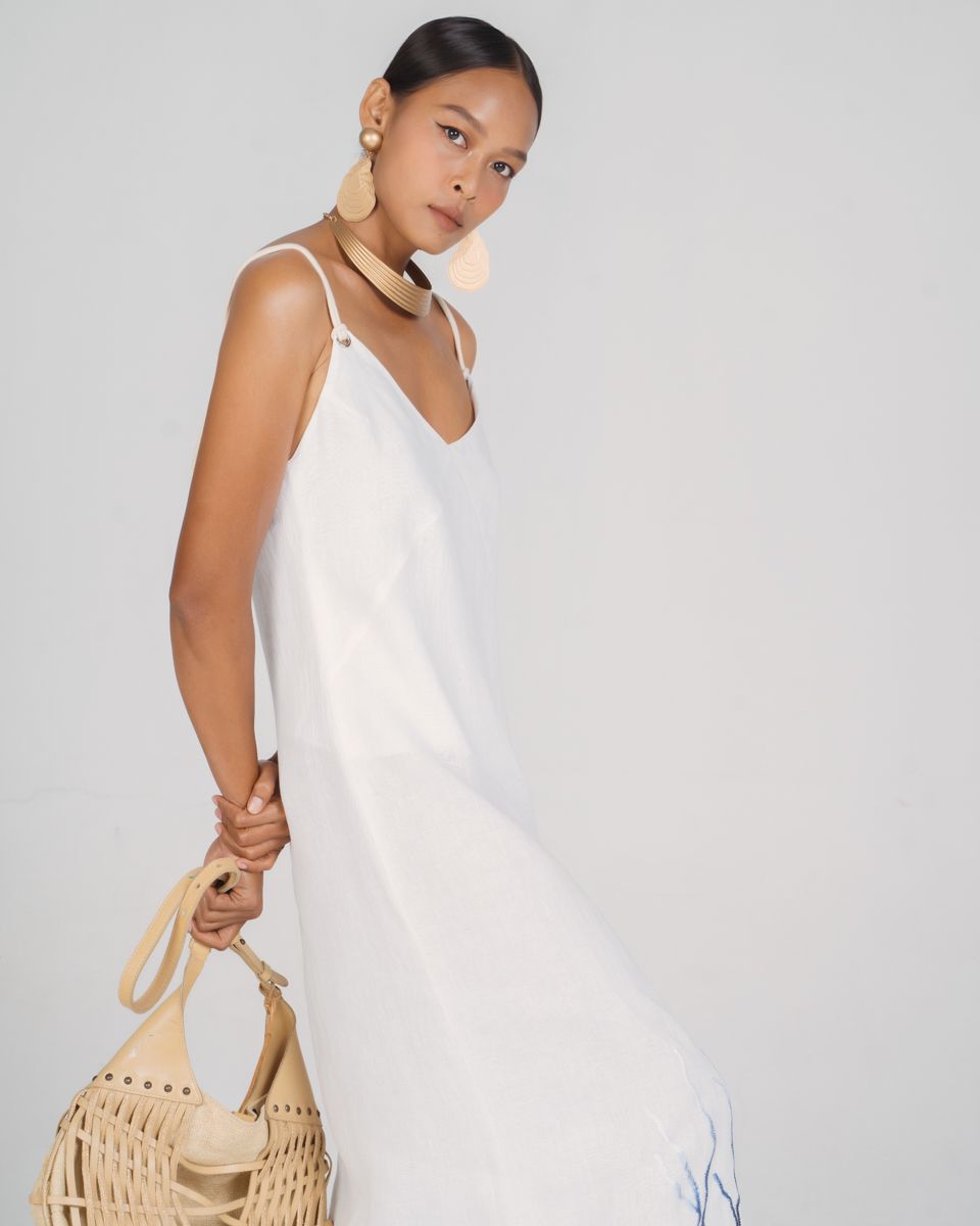 Đầm Linen Trắng New Linen New Horizon