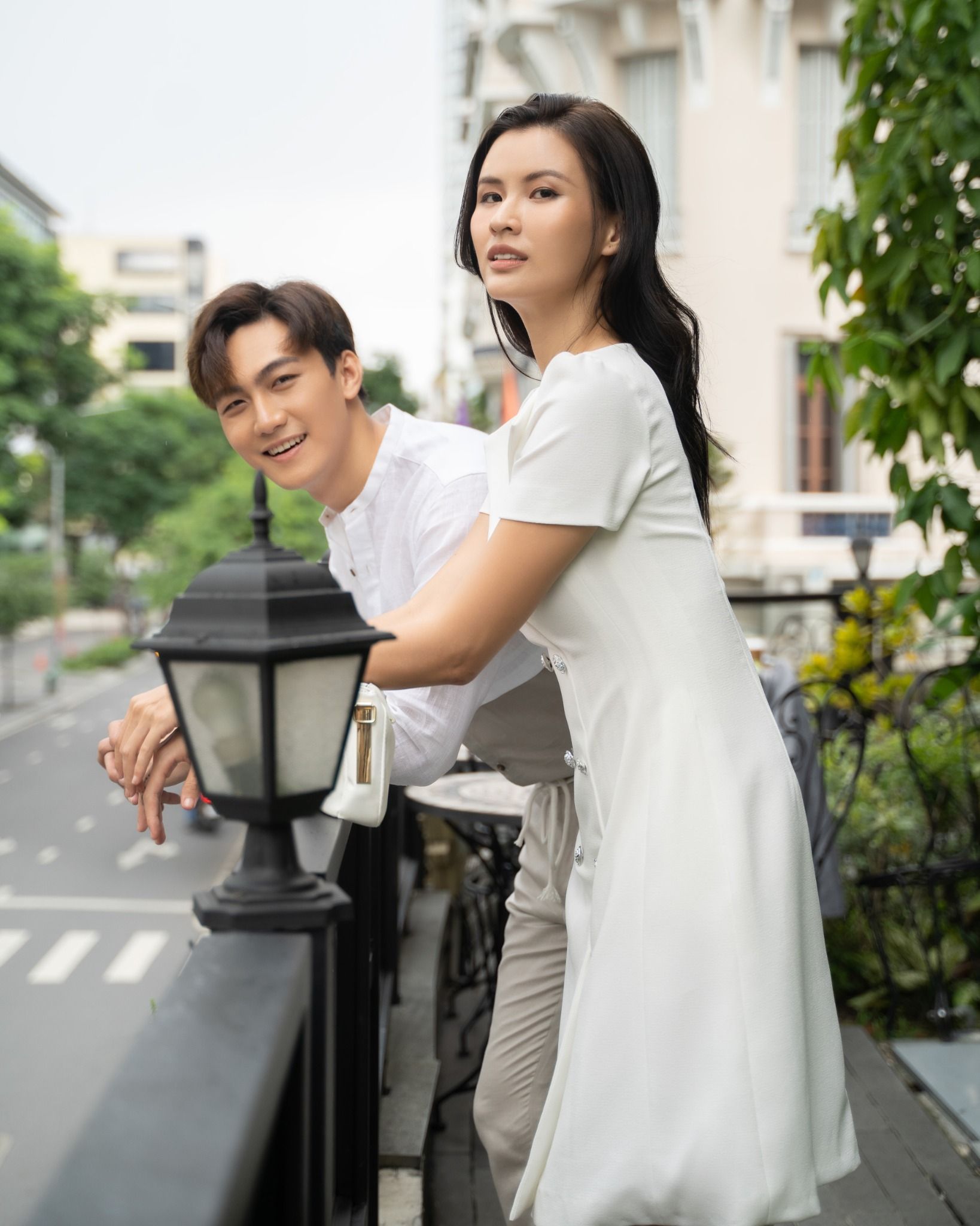 Đầm Lụa Trắng Tình Thơ Mùa Thu