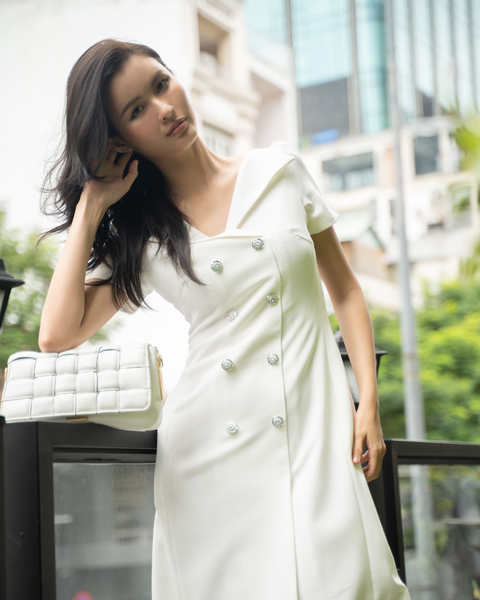 Đầm Lụa Trắng Tình Thơ Mùa Thu
