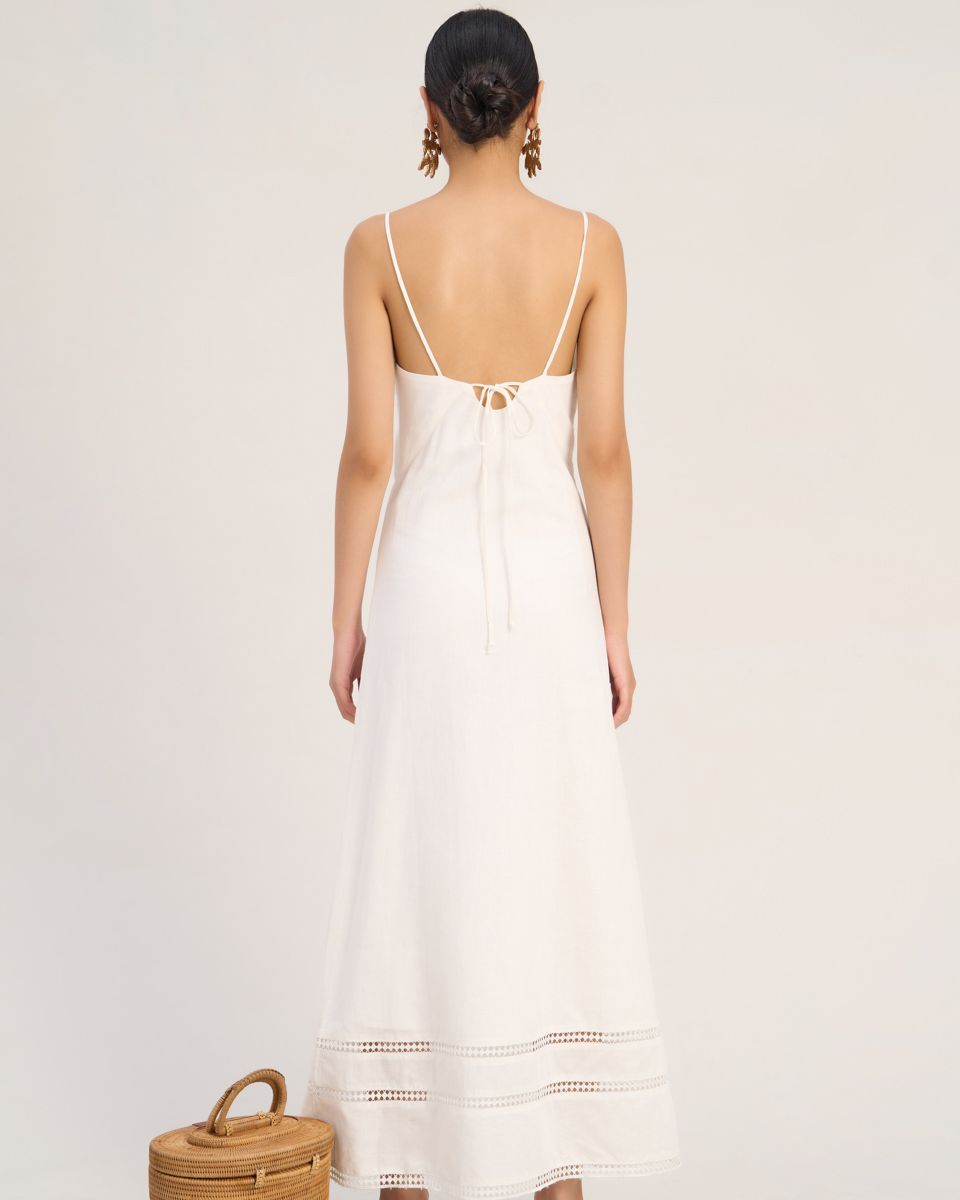 Đầm Linen Trắng