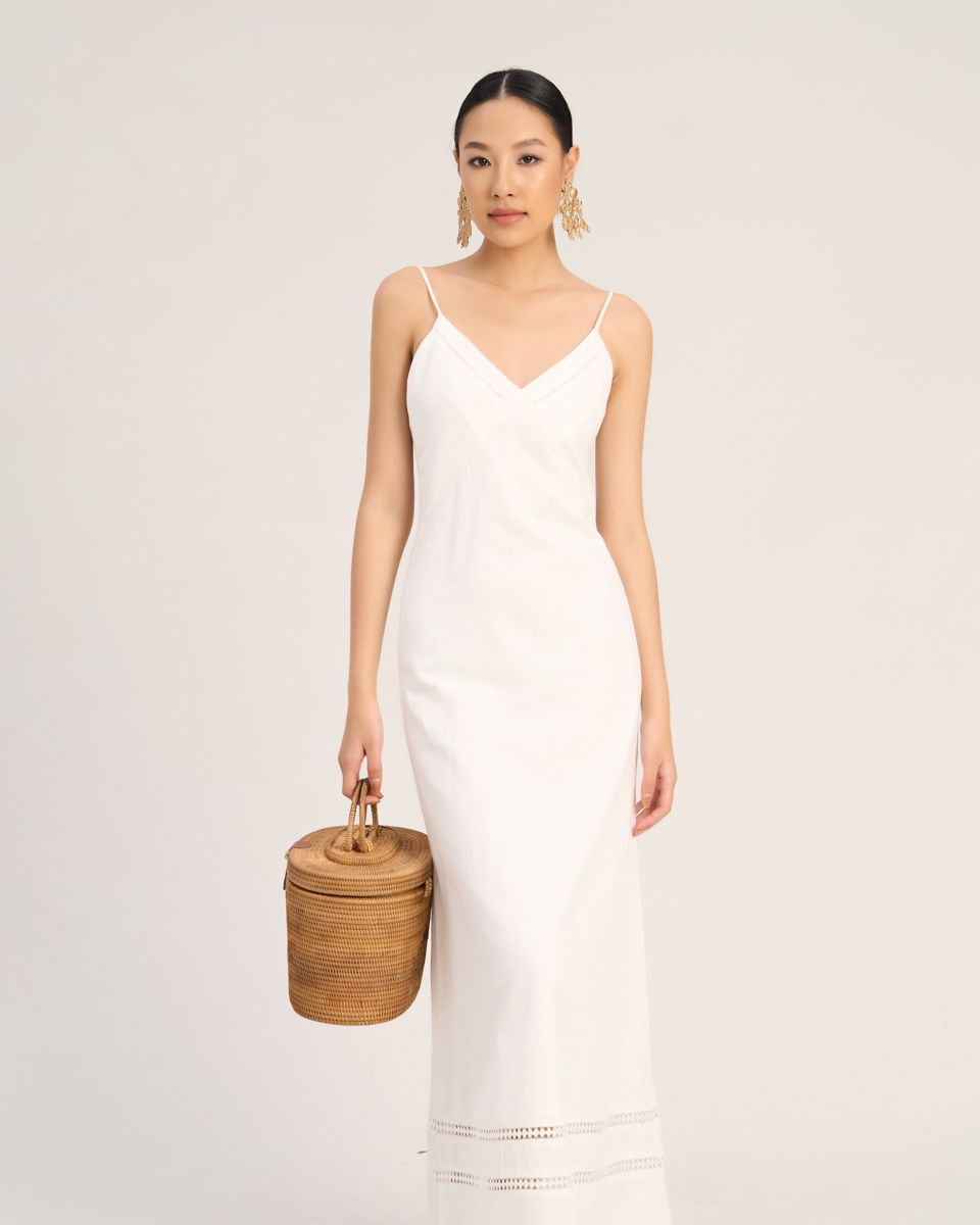 Đầm Linen Trắng