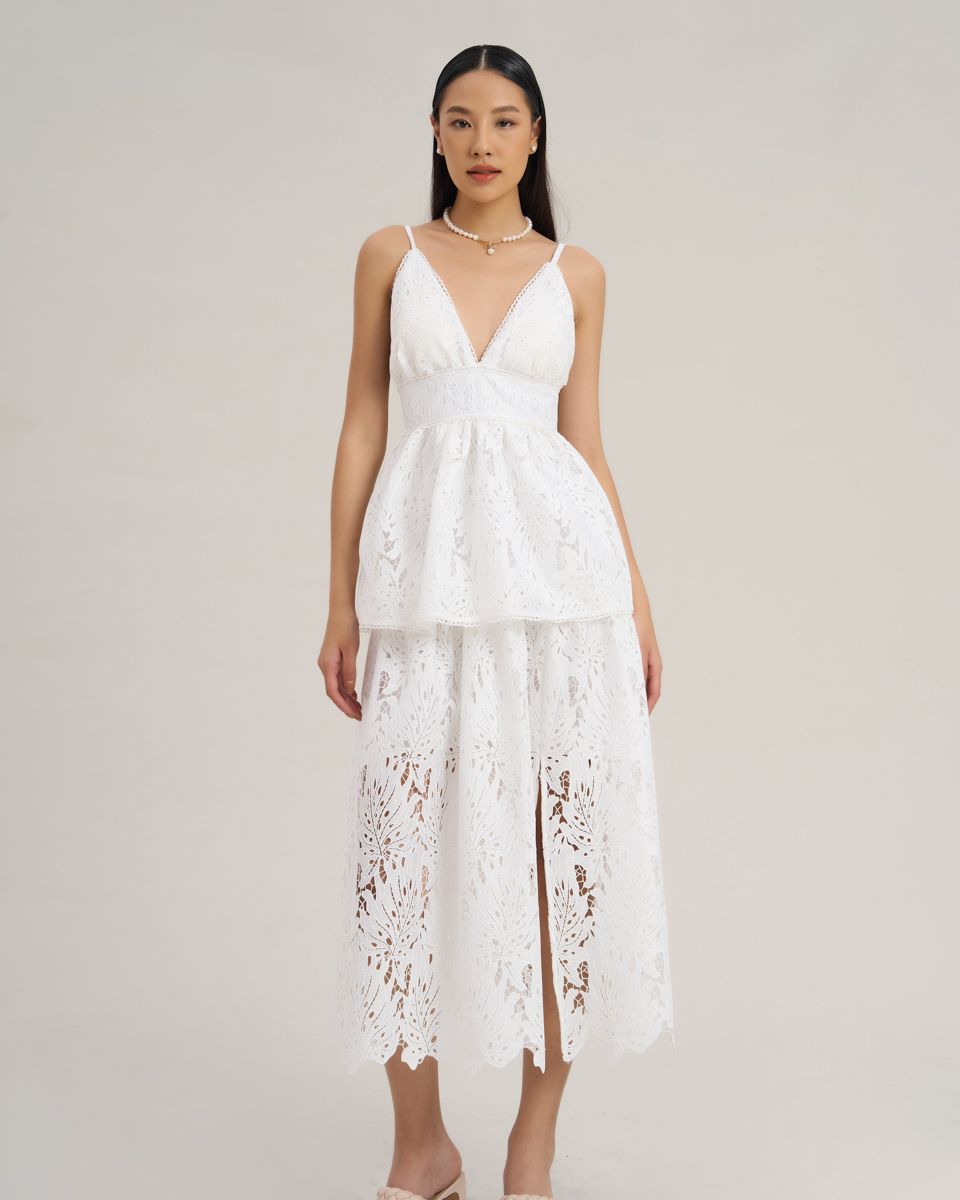Đầm Ren Nữ Trắng The  Art Of Styling