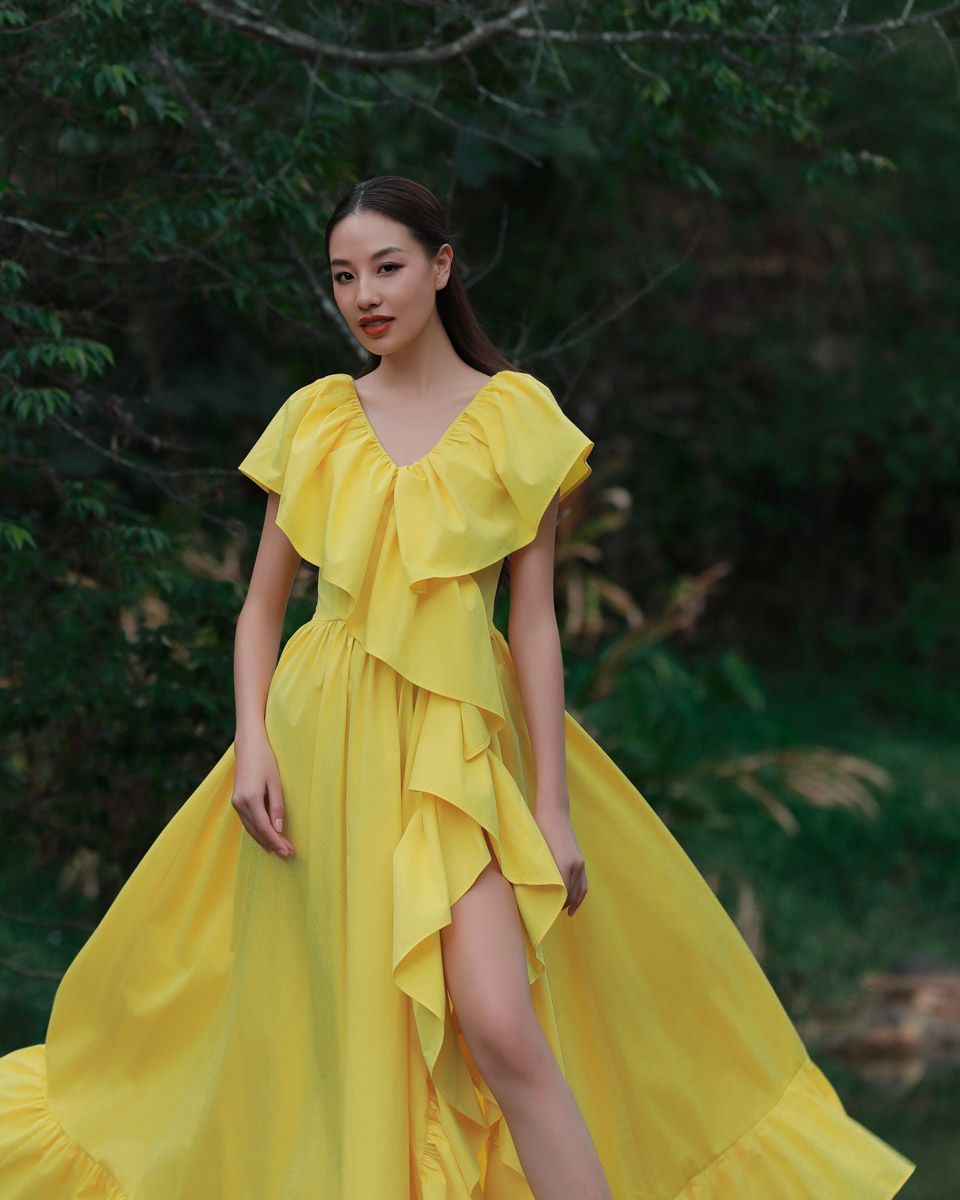 Đầm Kate Vàng Into The Wood