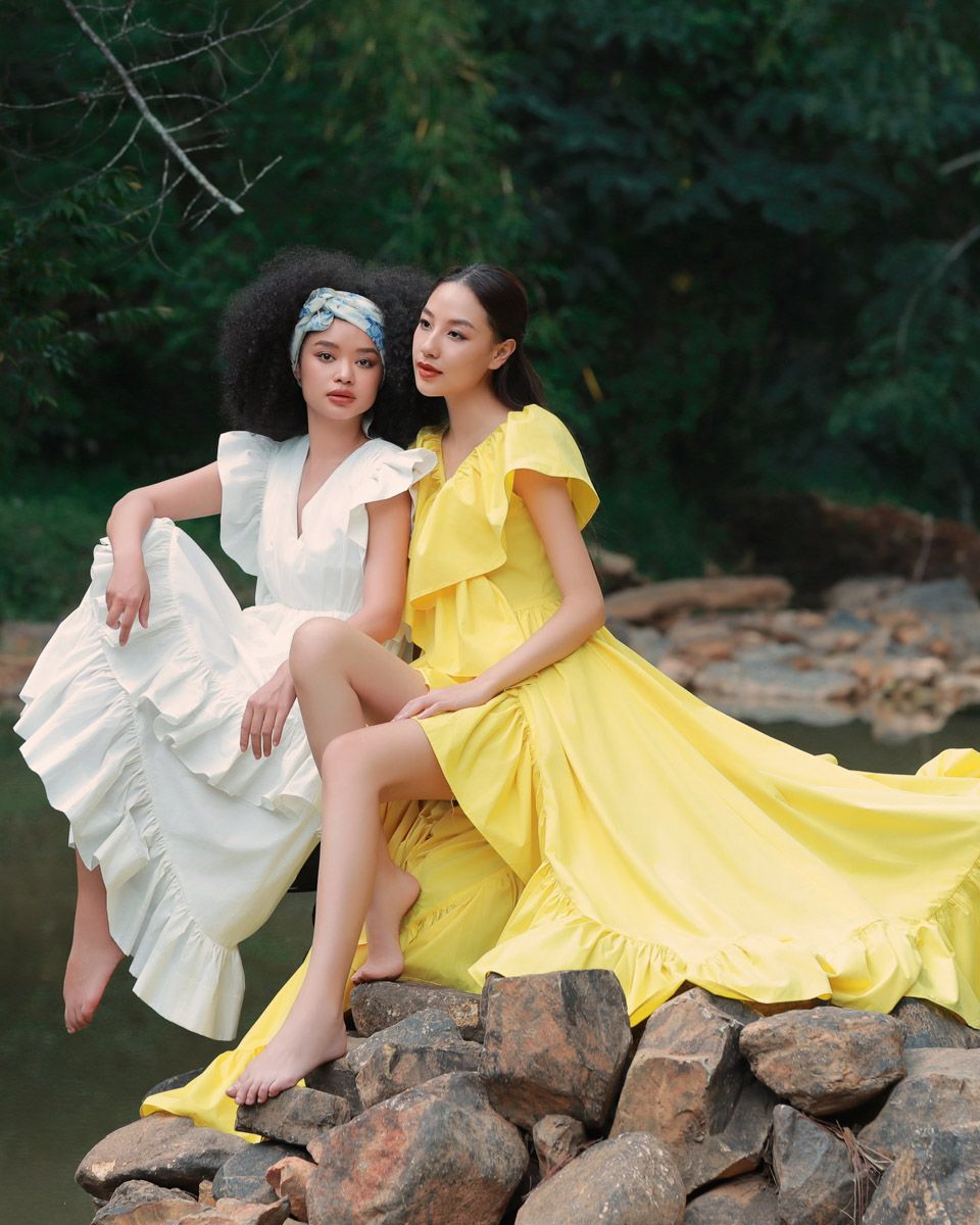Đầm Kate Vàng Into The Wood