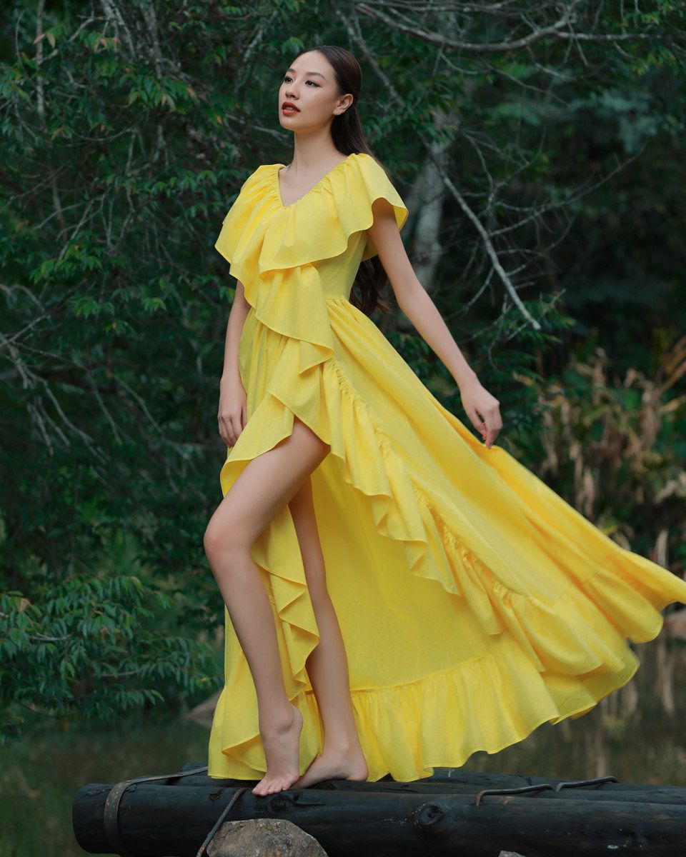 Đầm Kate Vàng Into The Wood