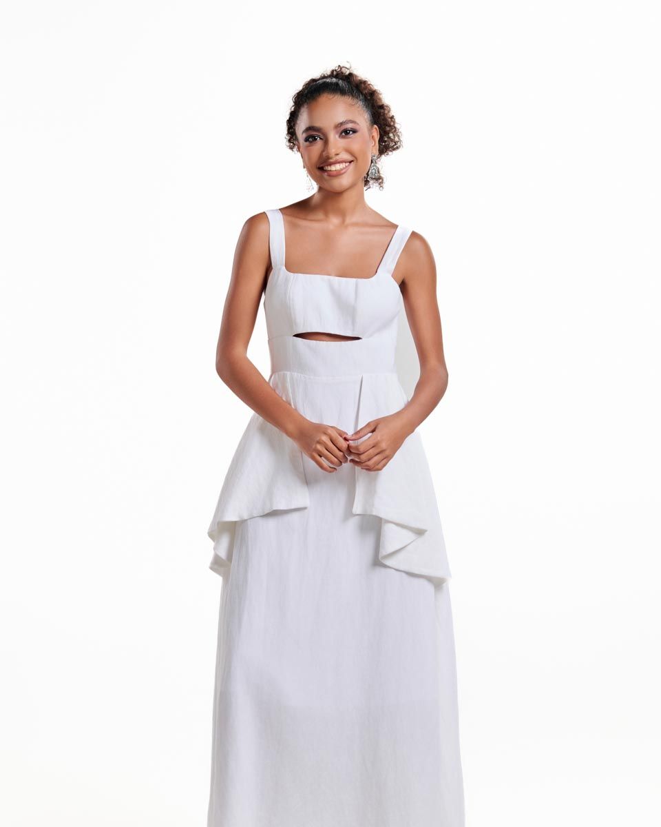 Đầm Linen Trắng