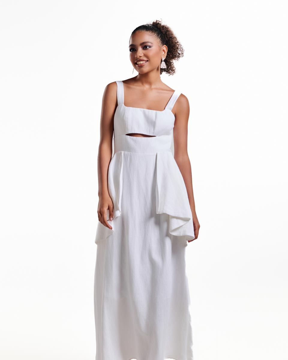 Đầm Linen Trắng