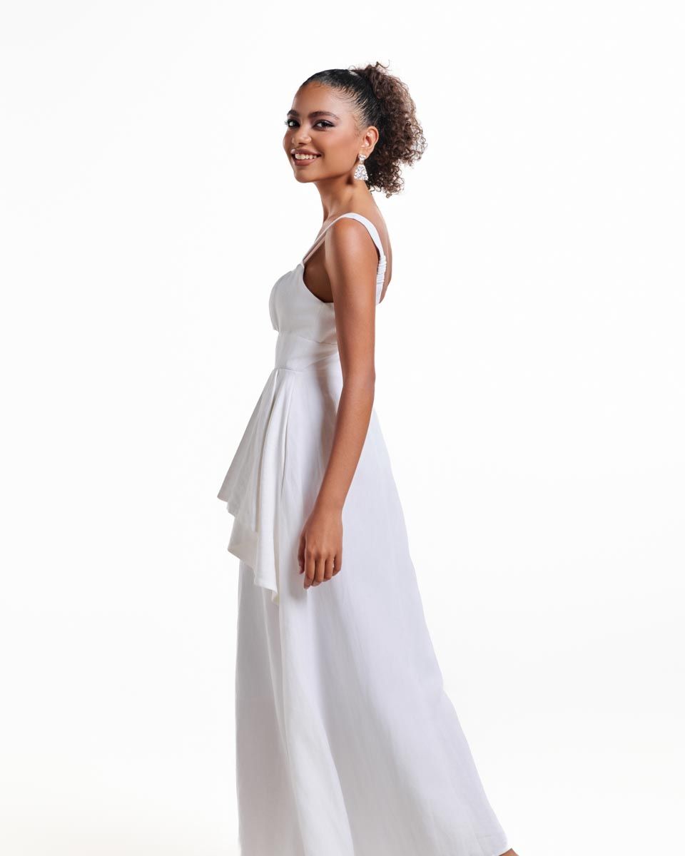 Đầm Linen Trắng