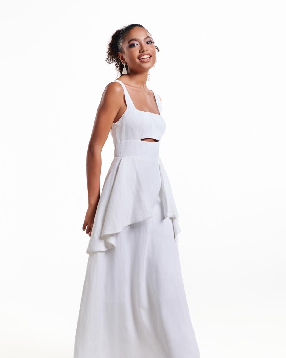 Đầm Linen Trắng