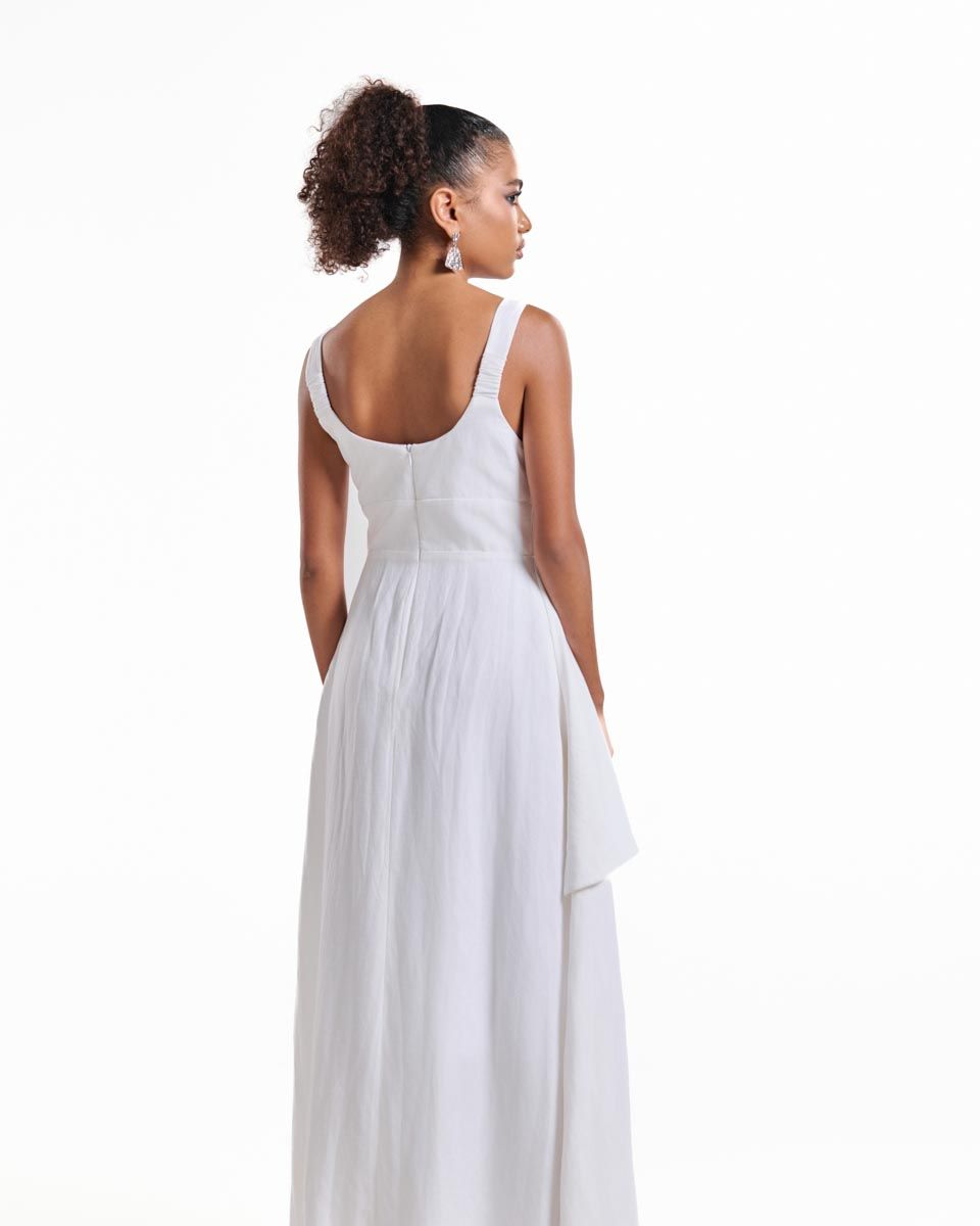 Đầm Linen Trắng