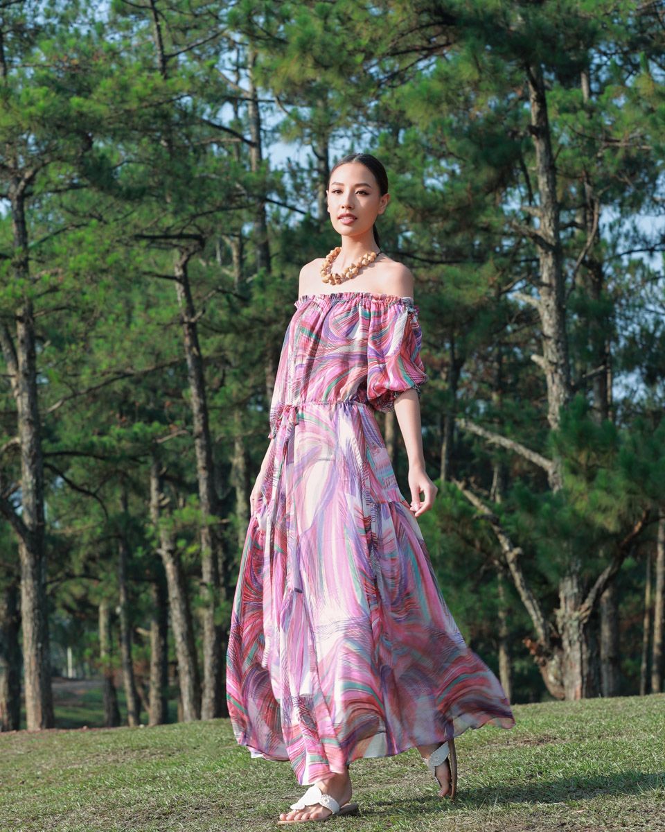 Đầm Voan Nhiều Màu Into The Wood