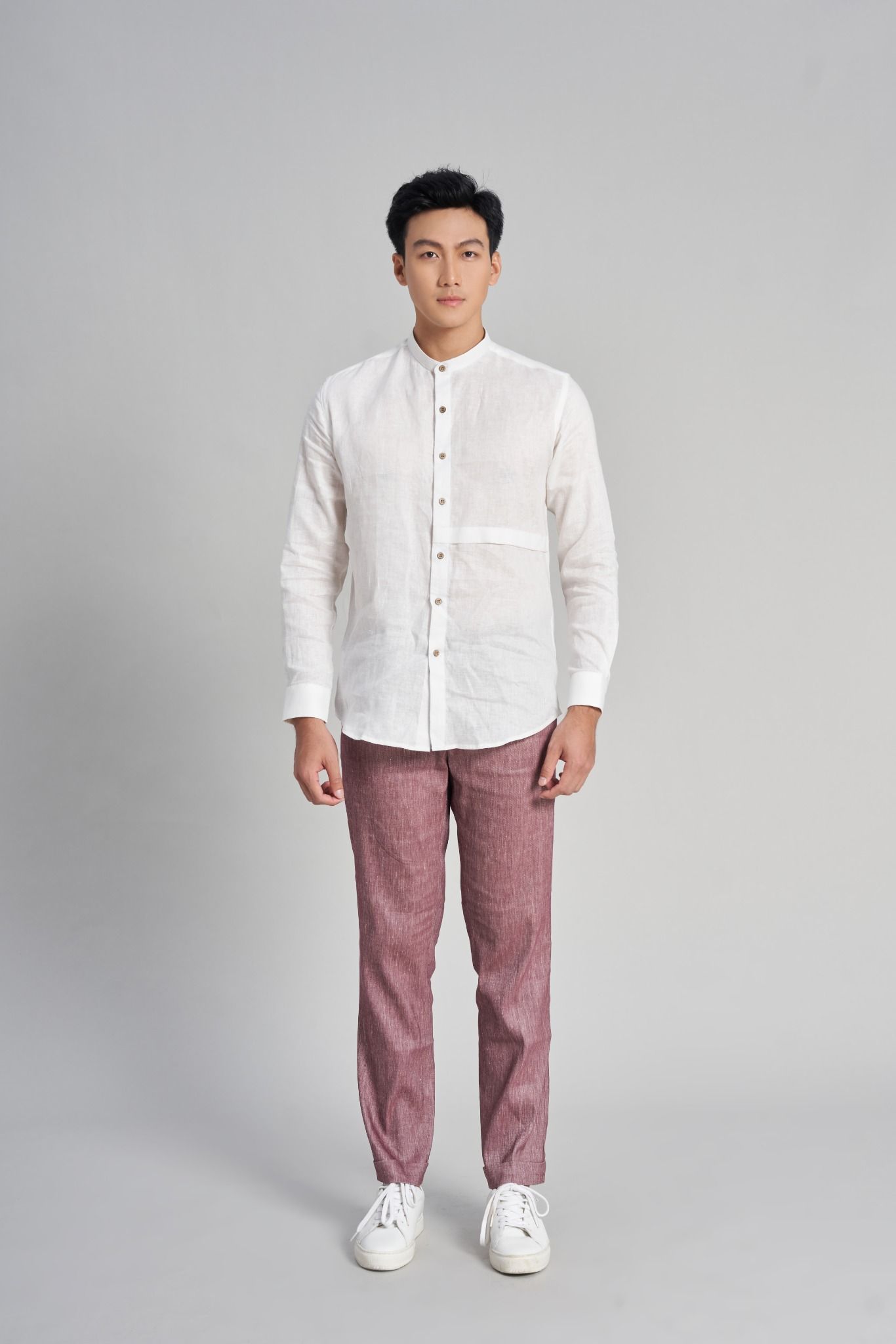 Quần Dài Nam Linen Hồng The New Cool