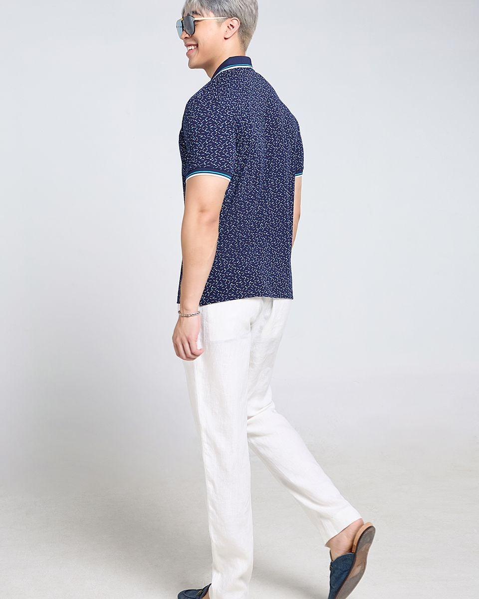 Quần Dài Linen Nam Trắng Tender Drit