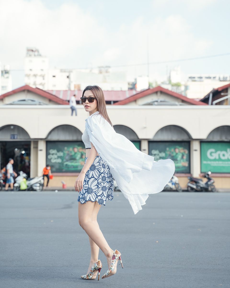 Áo Sơ Mi Linen Trắng City Girl