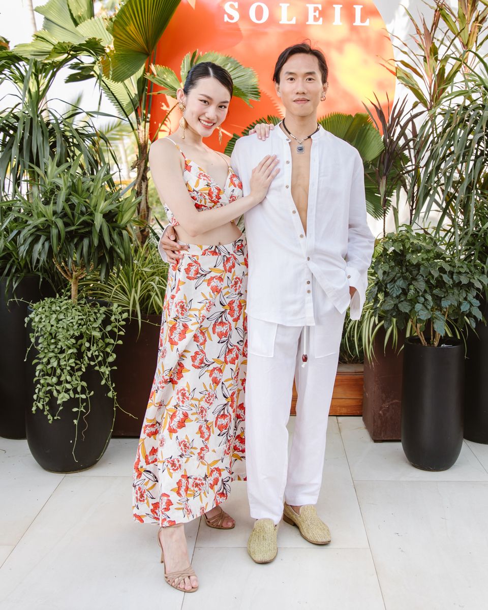 Chân Váy Nữ Linen Cam Hoa De Soleil