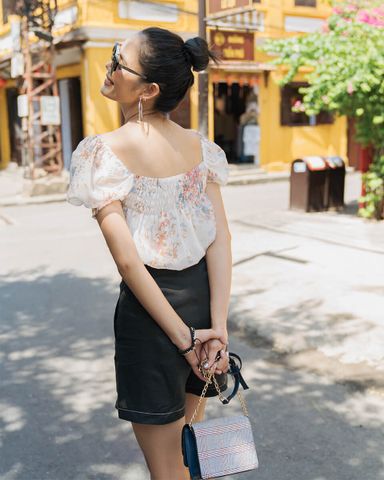  Áo Kiểu Voan Hồng Modern Meets Heritage 