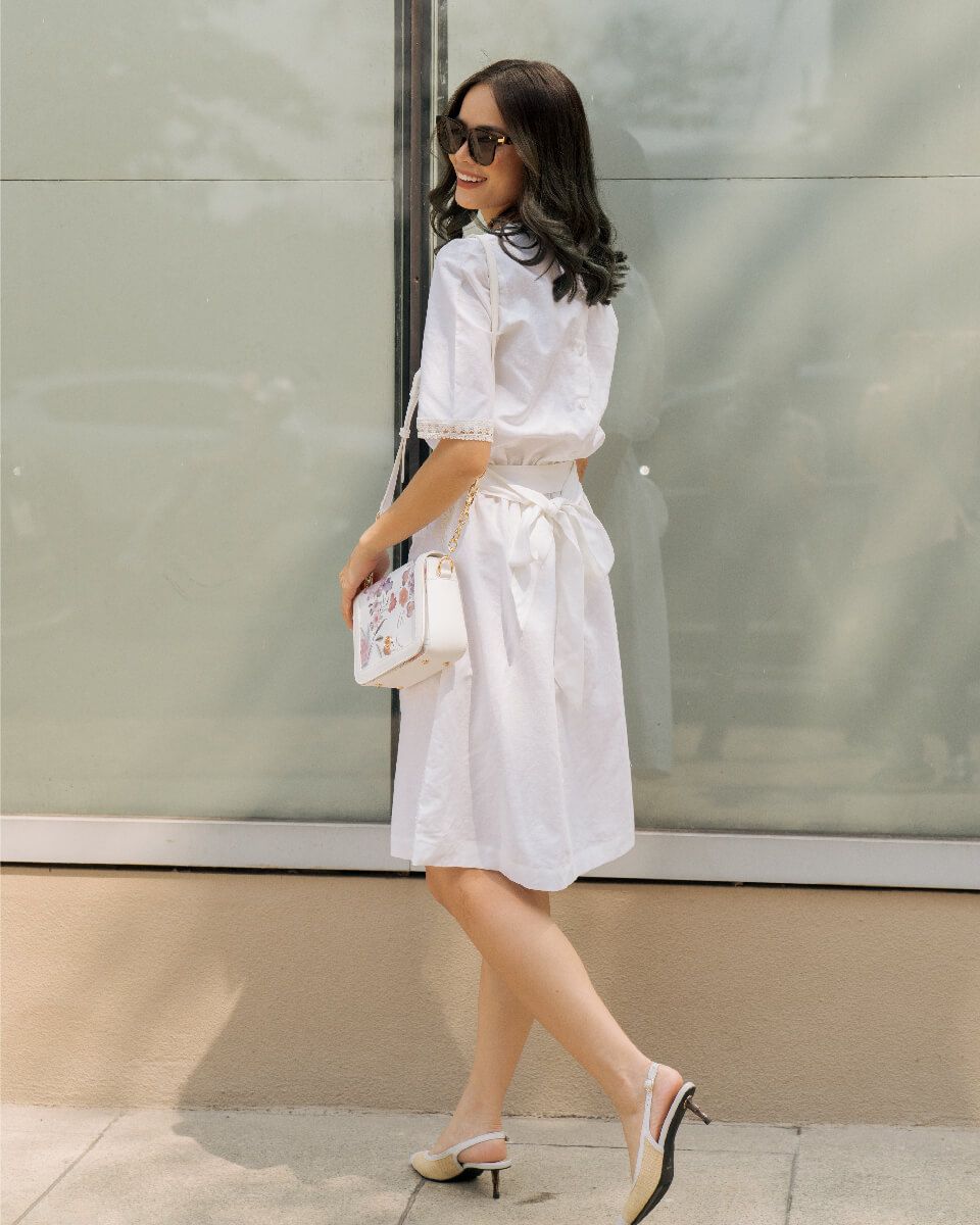 Đầm Linen Trắng - Becoming Discover