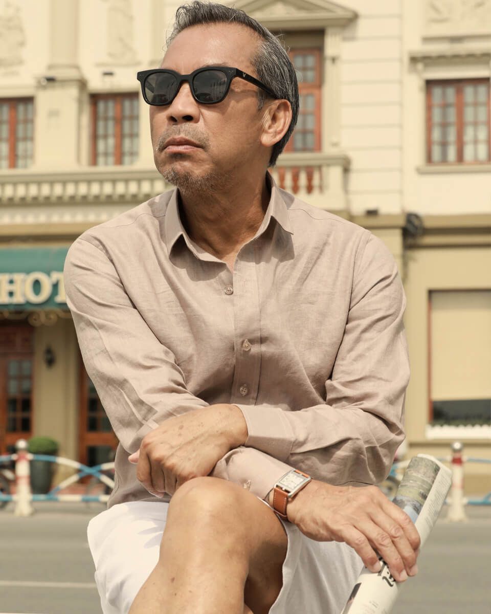 Áo Sơ Mi Nam Linen Ruốc