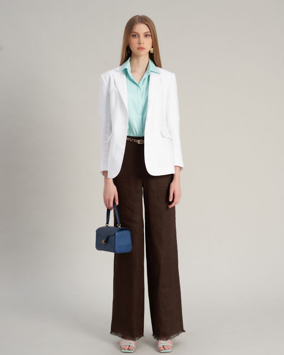 Quần Nữ Linen Nâu