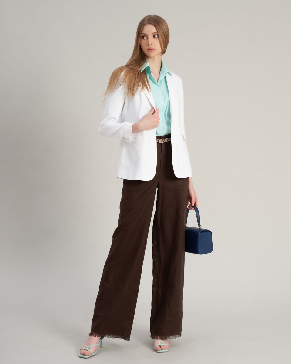 Quần Nữ Linen Nâu