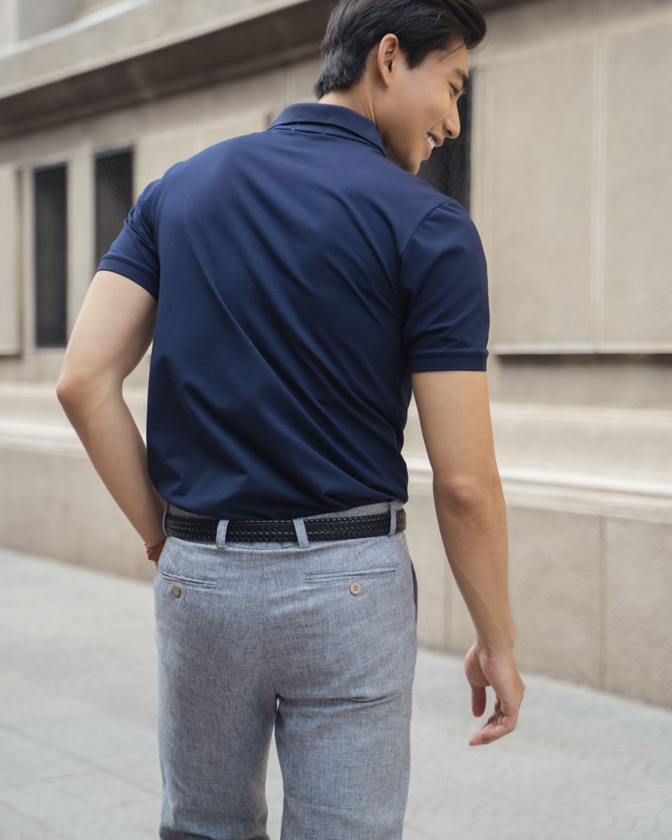 Quần Dài Nam Linen Xám New Breeze