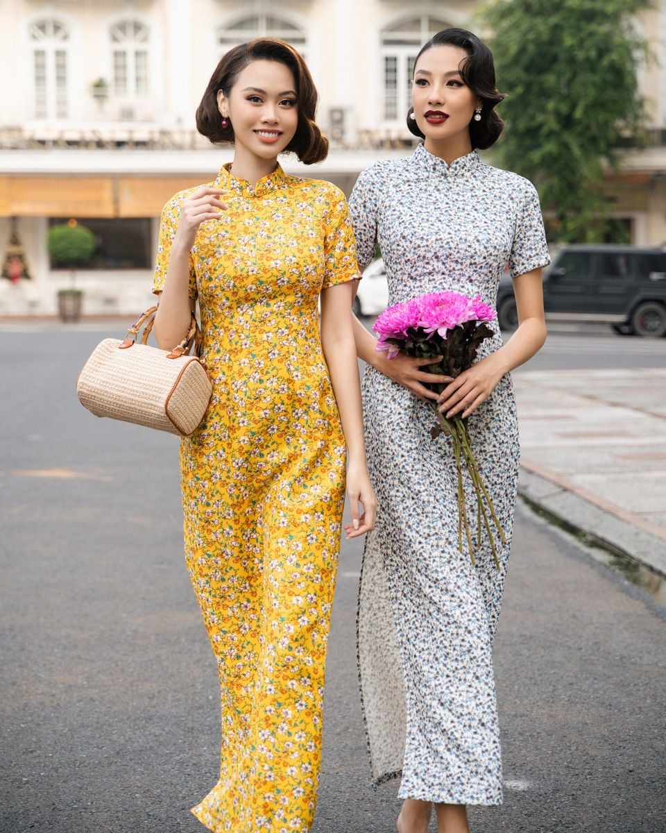 Sườn Xám Gấm Vàng Pride Việt Nam