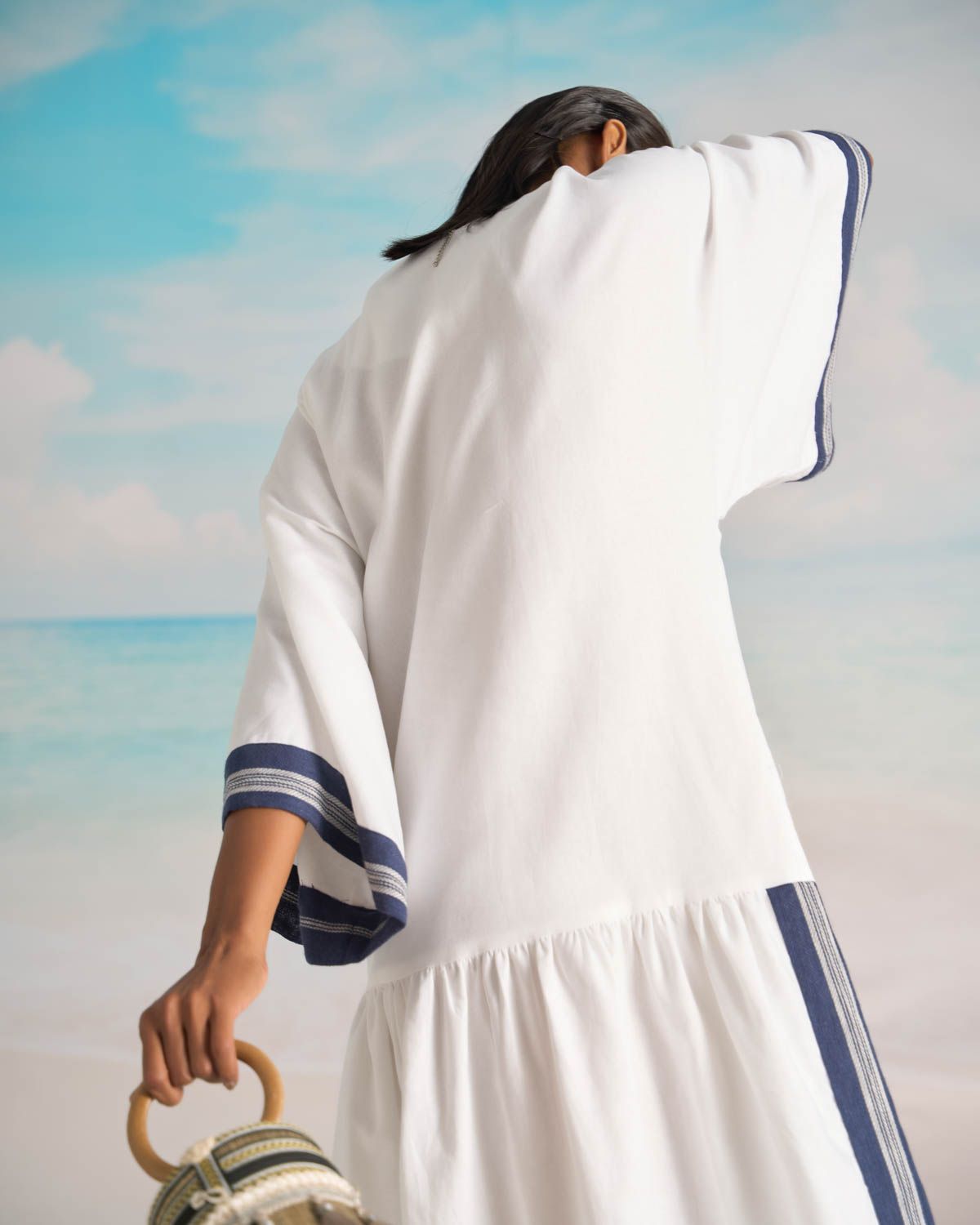 Đầm Linen Trắng Bright And Shine
