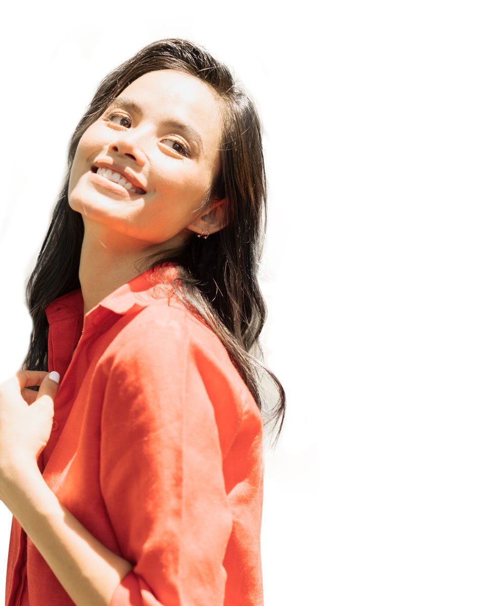 Áo Sơ Mi Linen Đỏ Chu Du Phố