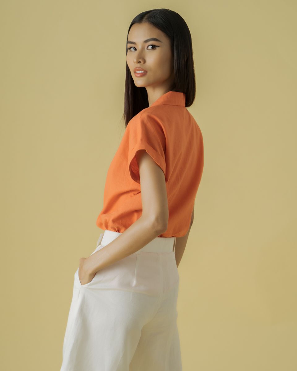 Quần Linen Trắng A Touch Of Effortless Elegance