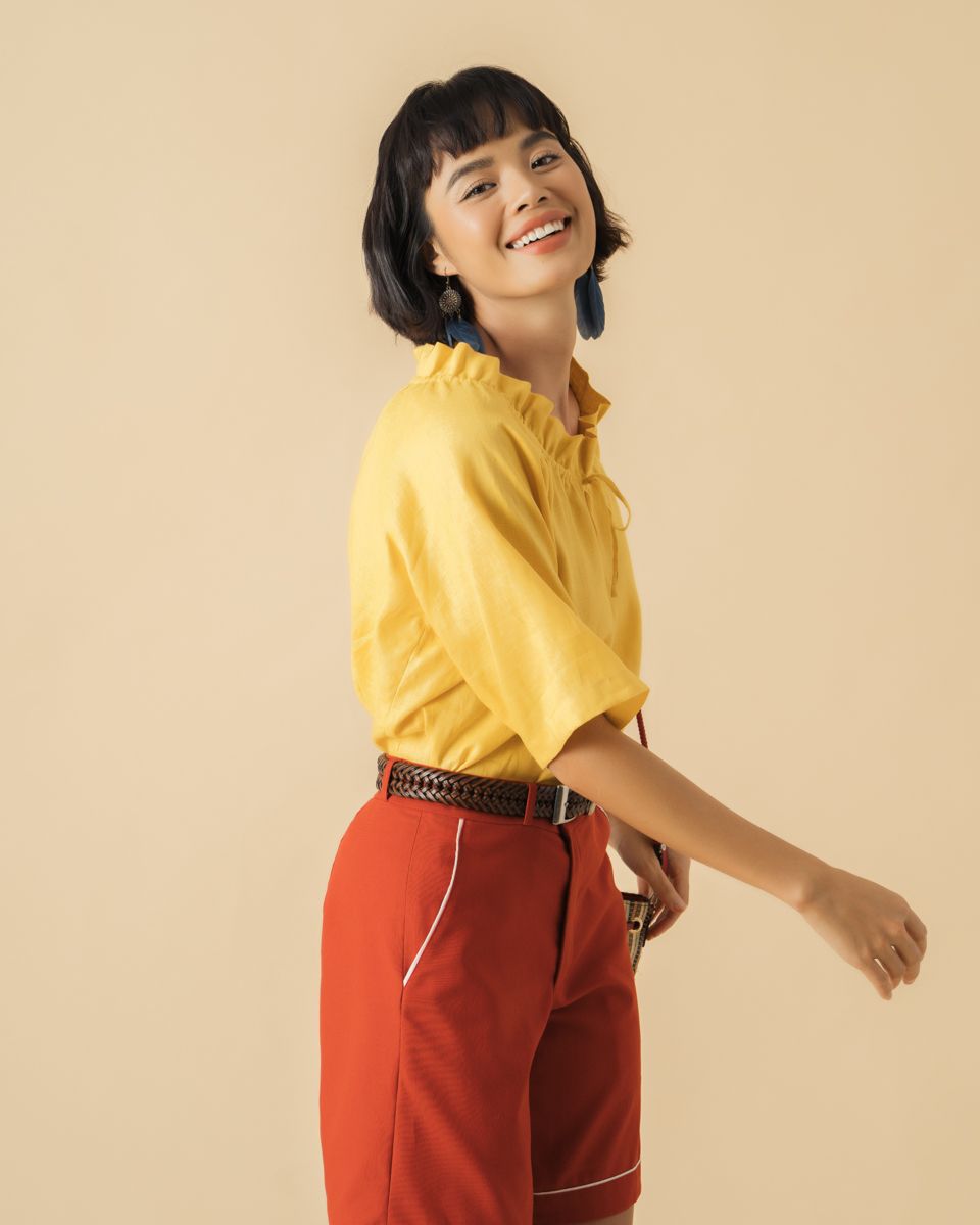 Quần Short Linen Becoming Color Me